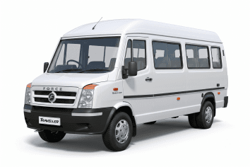 Tempo Traveller 12 seater cab with driver in Ujjain